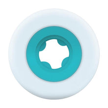 Ricta Wheels Nyjah Huston Chrome Core Slim White/Teal Skateboard Wheels 99a 54mm