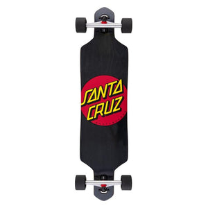 Santa Cruz Skateboards Classic Dot Drop Thru Complete Skateboard Longboard 9" x 36"