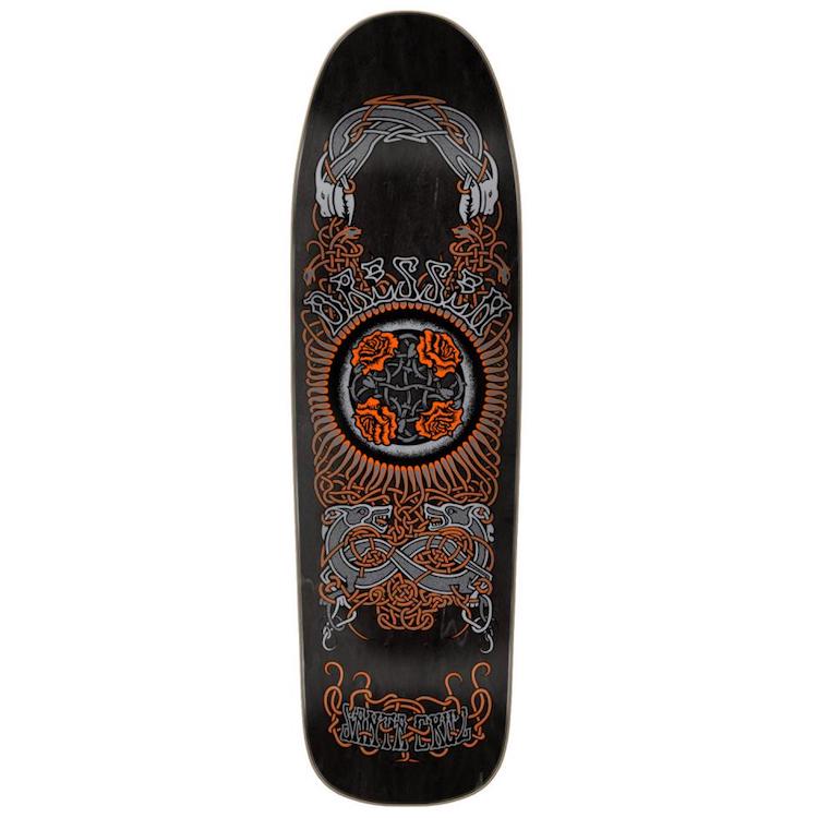 Santa Cruz Dressen Rose Crew Shaped Skateboard Deck 9.31