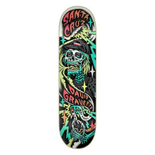 Santa Cruz David Gravette Guest Pro Hippie Skull Saints and Sinners Skateboard Deck 8.3"