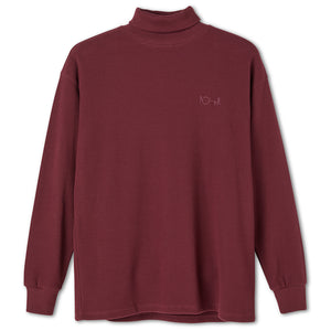 Polar Skate Co Shin Turtleneck Long Sleeve T-Shirt Wine