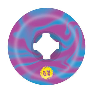 Slime Ball Wheels Brains Speed Balls Swirl Blue/Purple Skateboard Wheels 99a 54mm