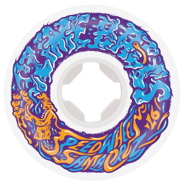 Slime Ball Wheels Vomit Mini II White Skateboard Wheels 97a 56mm