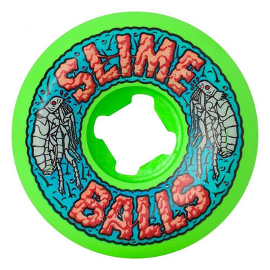Slime Ball Wheels Flea Balls Speed Balls Green Skateboard Wheels 99a 56mm