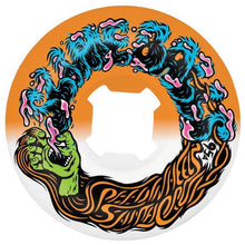 Slime Ball Wheels Hairballs 50-50 Orange/White Skateboard Wheels 95a 56mm