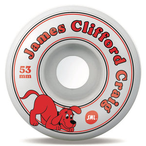 SML Wheels James Craig Classics Series Clifford OG Wide Skateboard Wheels 99a 53mm
