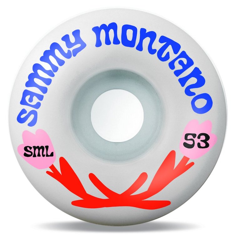 SML. Wheels Sammy Montano The Love Series Skateboard Wheels 99a 53mm