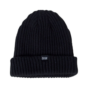 Sour Skateboards Sweeper Beanie Black