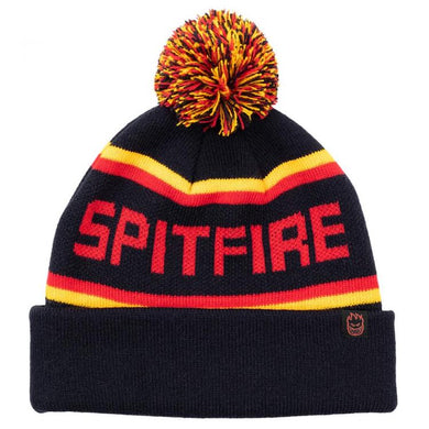 Spitfire Wheels Classic 87' Fill Pom Beanie Navy/Gold/Red