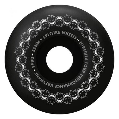 Spitfire Wheels Repeaters Classic Formula Four Skateboard Wheels 99a 53mm
