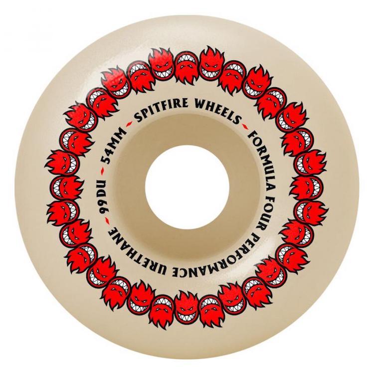 Spitfire Wheels Repeaters Classic Formula Four Skateboard Wheels 99a 54mm