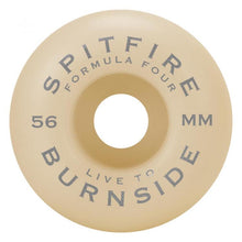 Spitfire Wheels Live To Burnside Formula Four Skateboard Wheels 99a 56mm