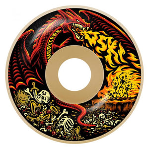 Spitfire Wheels Oski Scorched Radial Formula Four Skateboard Wheels 99a 57mm