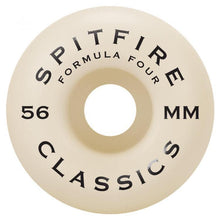 Spitfire Wheels Formula Four Classic Skateboard Wheels 97a 56mm