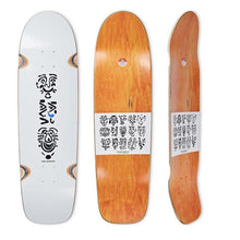 Polar Skate Co Shin Sanbongi Faces White Surf Skateboard Deck 9"