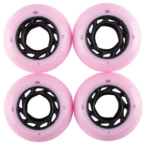 Orb Wheels Ghost Lites Pink/Black Skateboard Wheels 102a 54mm