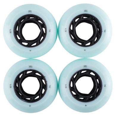 Orb Wheels Ghost Lites Blue/Black Skateboard Wheels 102a 56mm