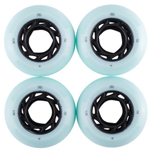Orb Wheels Ghost Lites Blue/Black Skateboard Wheels 102a 56mm