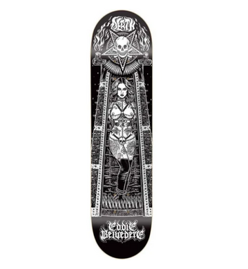 Death Skateboards Eddie Belvedere Maiden Skateboard Deck 8.5