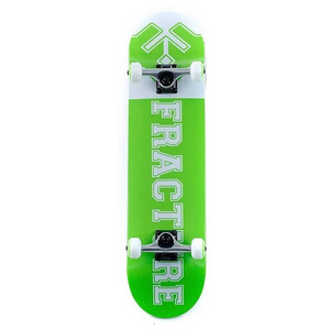 Fracture Skateboards Uni Green Complete Skateboard 7.75"