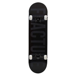 Fracture Skateboards Fade Black Mini Complete Skateboard 7.25"