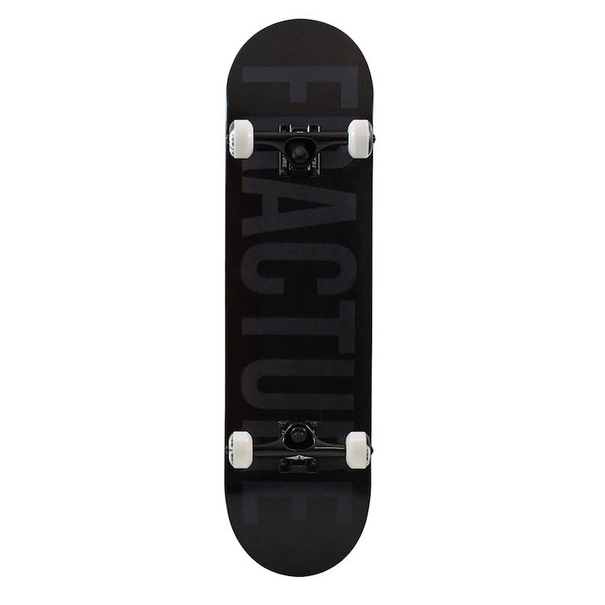 Fracture Skateboards Fade Black Mini Complete Skateboard 7.25