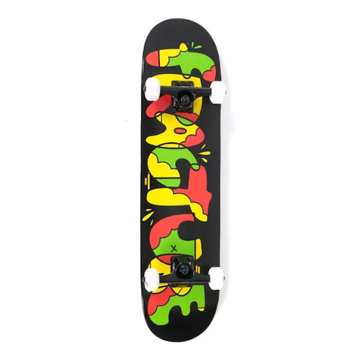 Fracture Skateboards x Yeh Cool Camo Mini Complete Skateboard 7.25