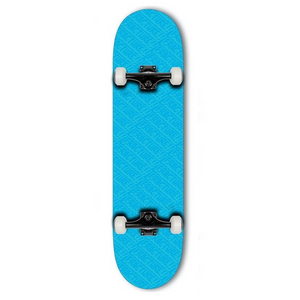 Fracture Skateboards All Over Comic Blue Complete Skateboard 7.75"
