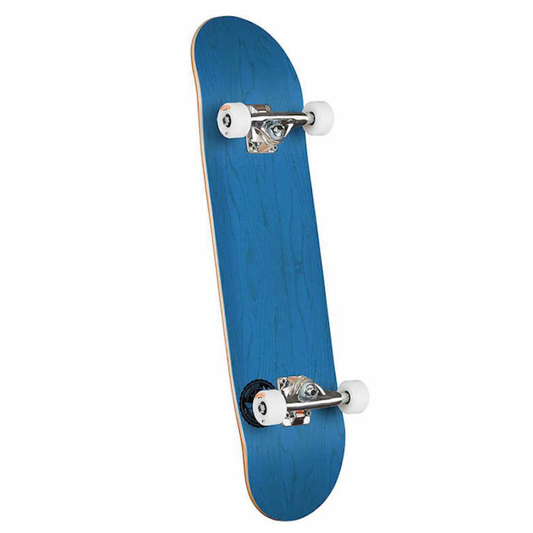 Mini Logo Chevron Stamp Blue Complete Skateboard 8.25