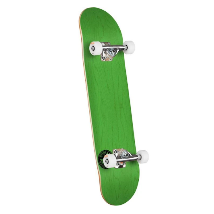 Mini Logo Chevron Stamp Green Complete Skateboard 7.75