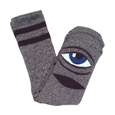 Toy Machine Sect Eye Pink Heather Crew Socks