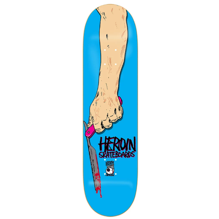 Heroin Skateboards Razortop Skateboard Deck 9.25