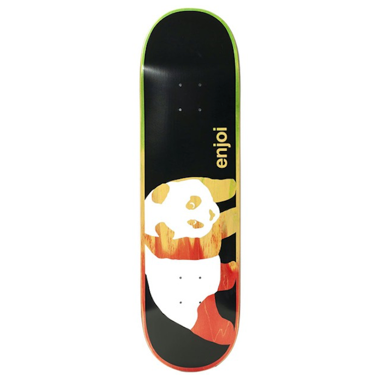 Enjoi Skateboards Rasta Veneer R7 Skateboard Deck 8.375