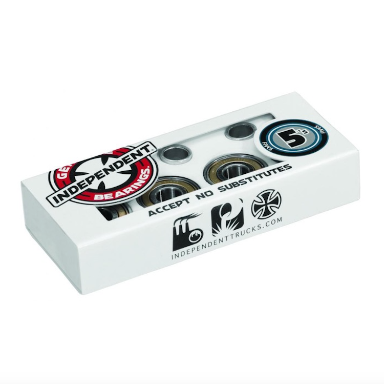 Independent Truck Co Abec 5 Skateboard Bearings (Pack of 8)