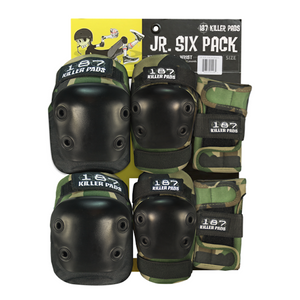 187 Killer Pads Junior Six Pack Set Camo