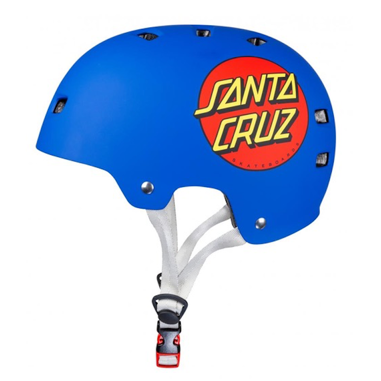 Bullet x Santa Cruz Classic Dot Matt Blue Helmet