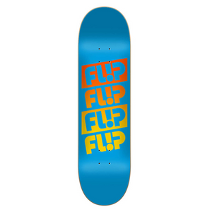 Flip Skateboards Team Quattro Faded Light Blue Skateboard Deck 7.81"