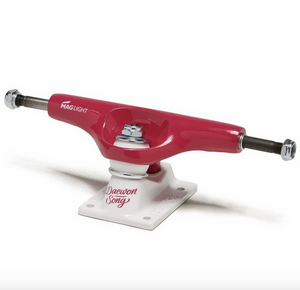 Paire De Trucks Tensor 5.25 – Rose Fushia – Skateboard