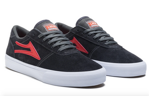 Lakai Manchester Charcoal/Flame/Suede Shoes