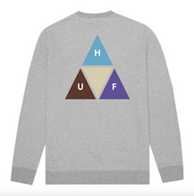 HUF Prism Trail Crewneck Sweatshirt Grey Heather