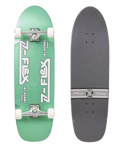 Z-Flex Jay Adams Green Metal Flake Complete Skateboard Cruiser 9.5"