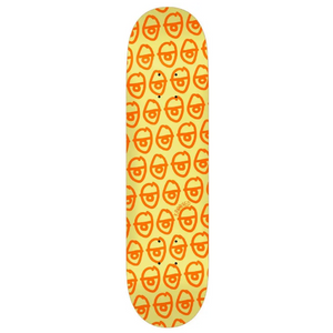 Krooked Skateboards Pewpils Orange Skateboard Deck 8.38"
