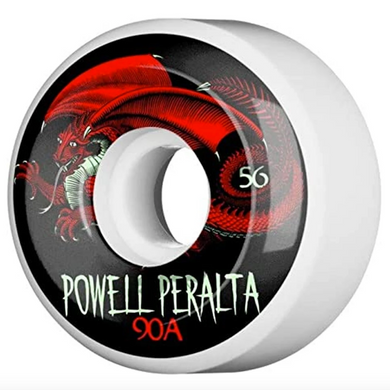 Powell Peralta Oval Dragon 4 Skateboard Wheels 90a 56mm