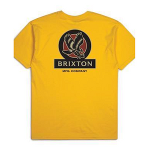 Brixton Reach S/S Standard T-Shirt Athletic Gold