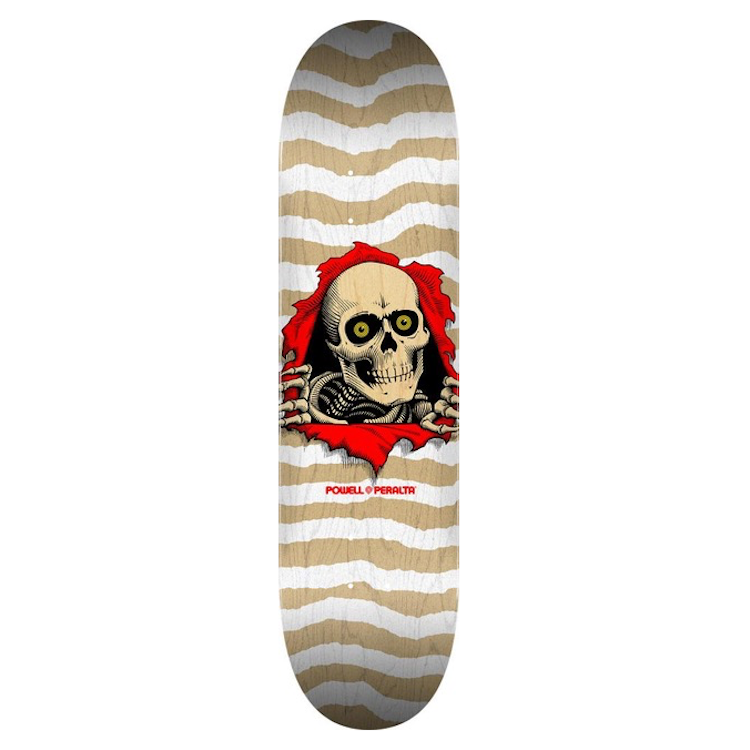 Powell Peralta Shape 247 Ripper White Skateboard Deck 8
