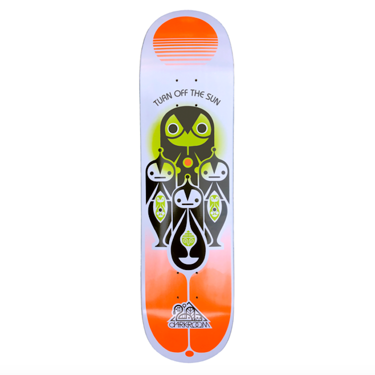Darkroom Skateboards Turn Off the Sun Skateboard Deck 8.125