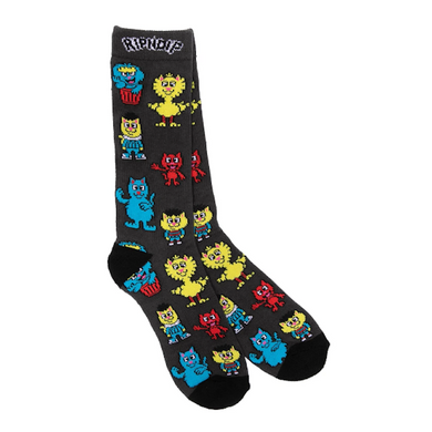 RIPNDIP Nerm Street Crew Socks Black