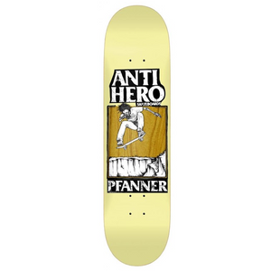 Anti Hero Skateboards Pfanner X Lance Mountain Skateboard Deck 8.25"