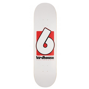 Birdhouse Skateboards B Logo White Skateboard Deck 8.5"