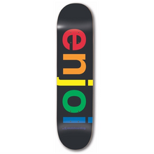Enjoi Skateboards Spectrum Black R7 Skateboard Deck 8.25"